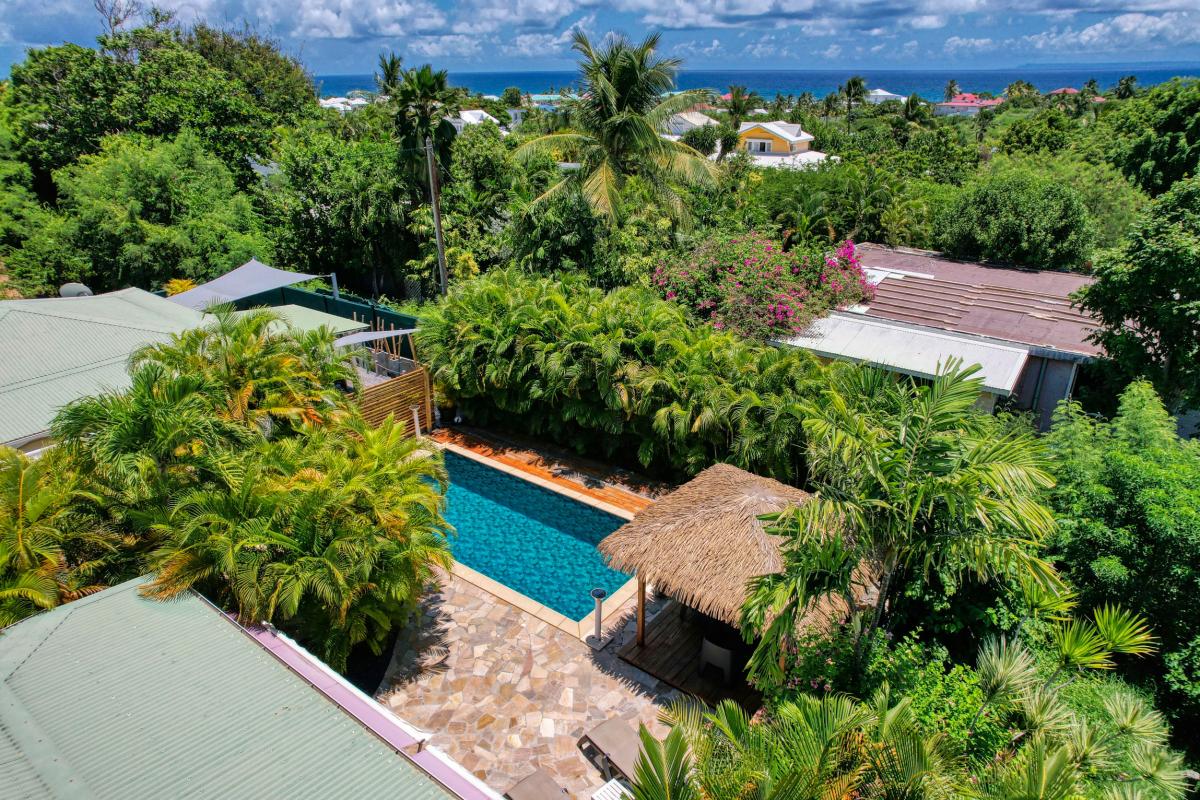 Location villa Guadeloupe Saint François - vue du ciel