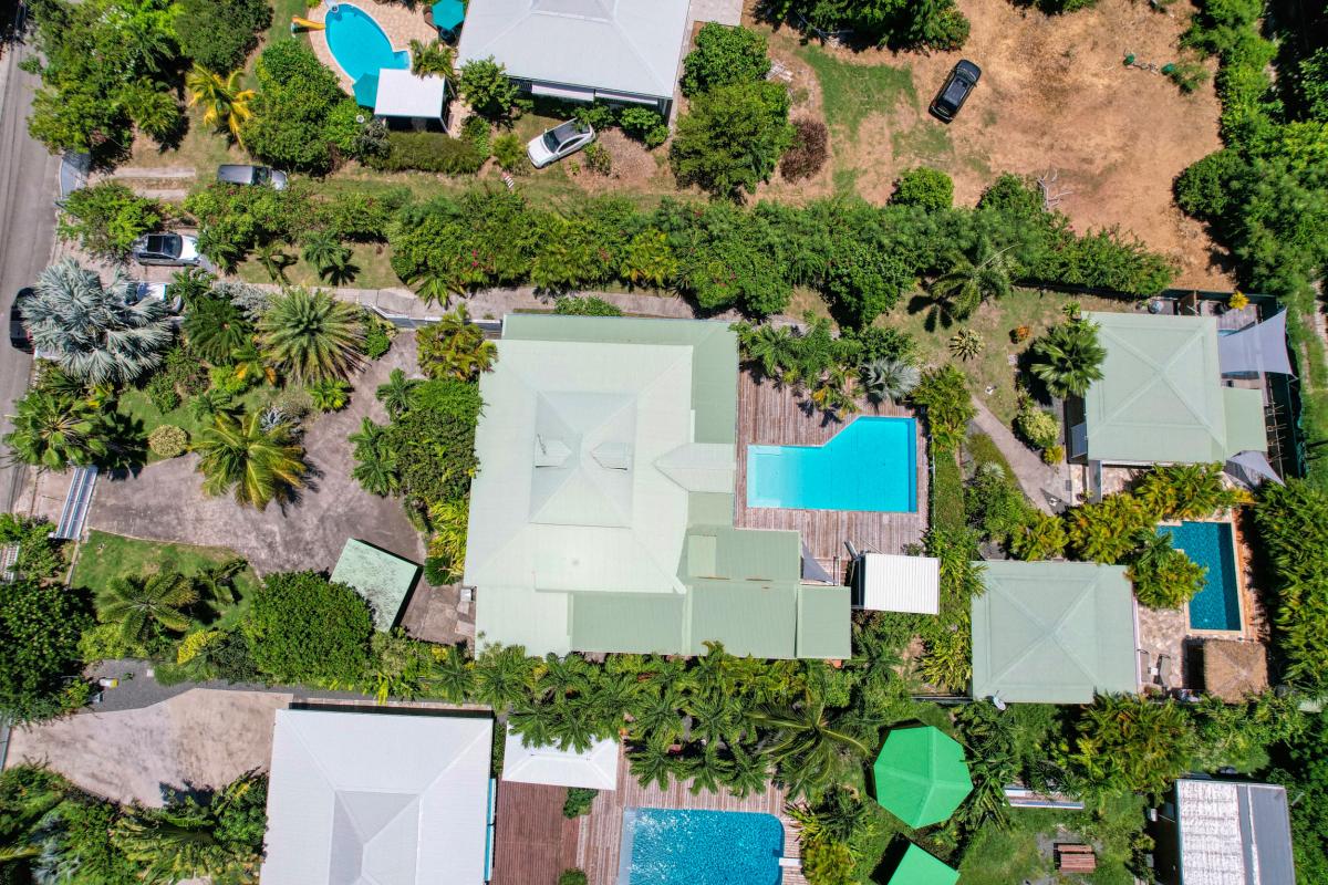Location villa Guadeloupe Saint François - vue du ciel