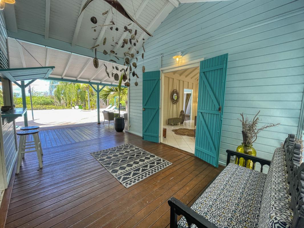 Location villa Guadeloupe 12 personnes entrée