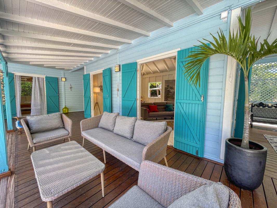 Location villa Guadeloupe 12 personnes espace détente