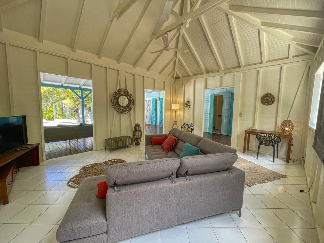 Location villa Guadeloupe 12 personnes salon