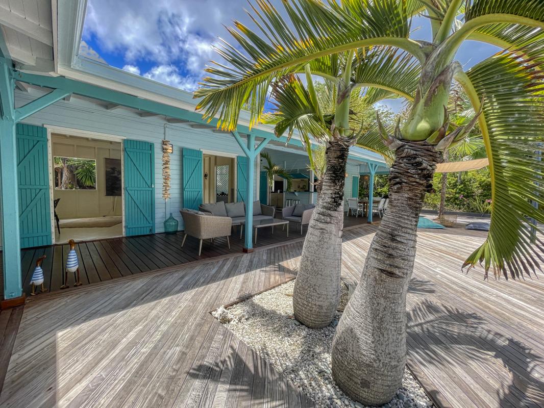 Location villa Guadeloupe 12 personnes - terrasse