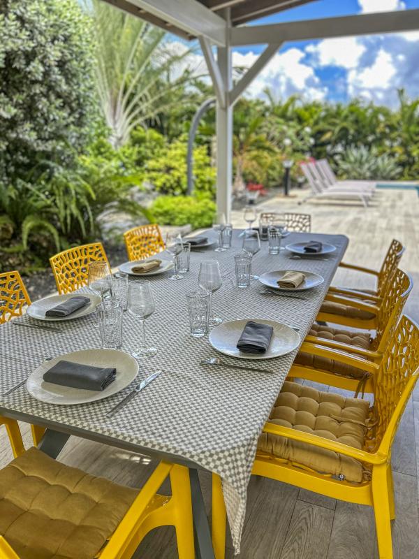 Villa Saint François Guadeloupe_espace repas