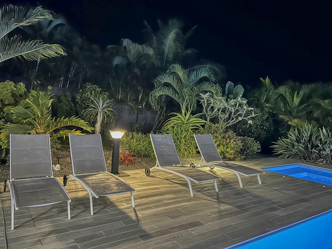 Villa Saint François Guadeloupe_piscine nuit