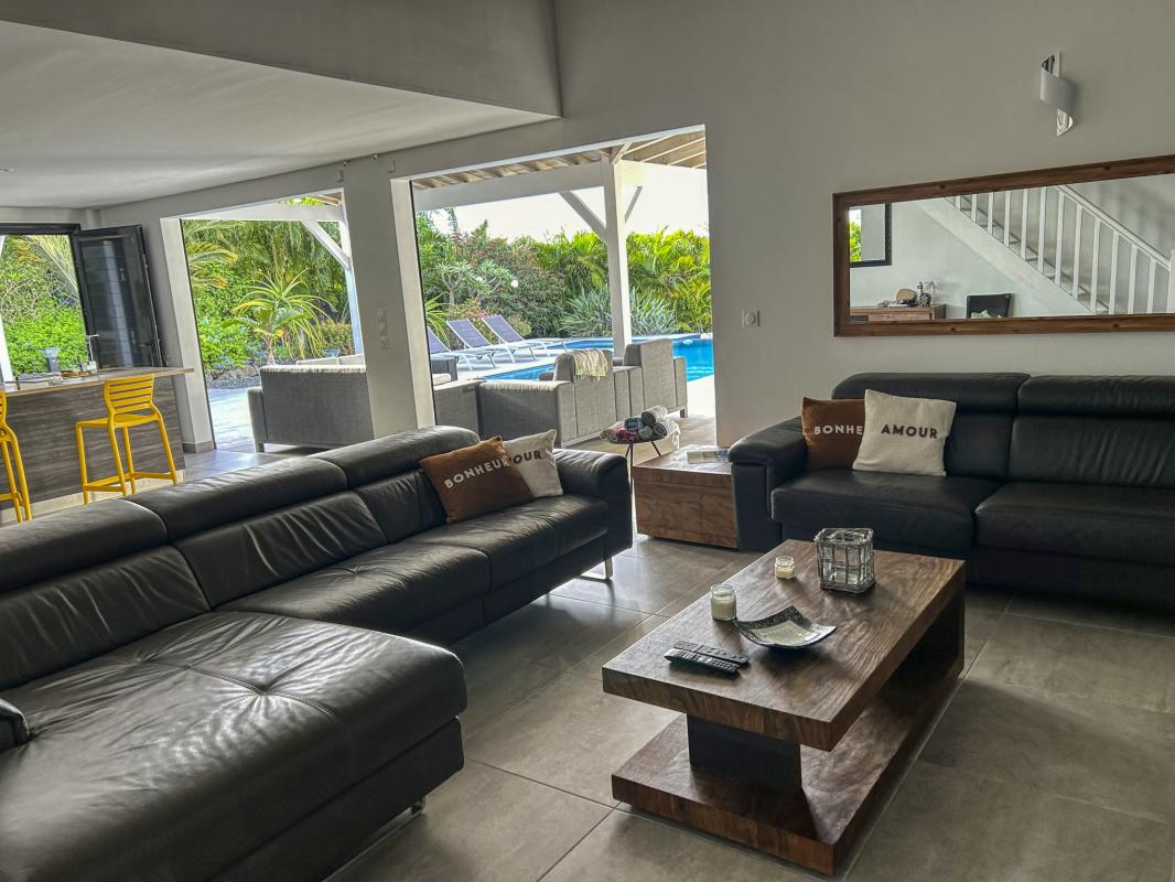 Villa Saint François Guadeloupe_salon cuisine