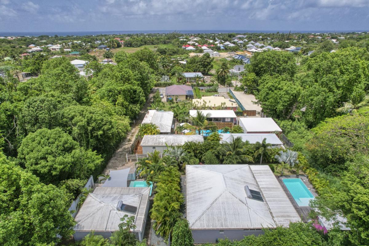 Location villa Saint François Guadeloupe - Vue du ciel