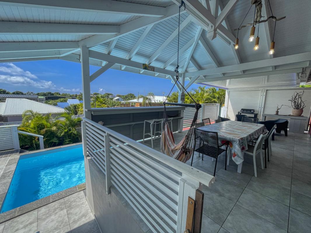 Location villa 3 chambres Saint François Guadeloupe-accès annexe