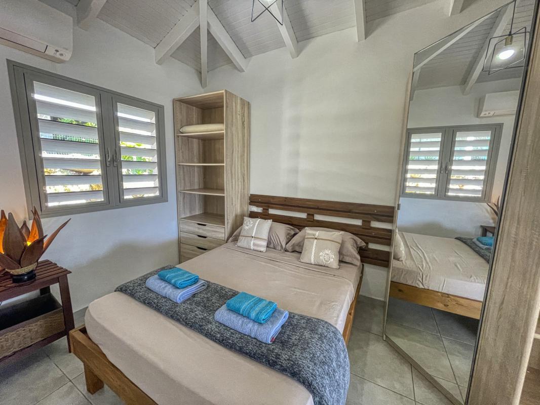 Location villa 3 chambres Saint François Guadeloupe-chambre