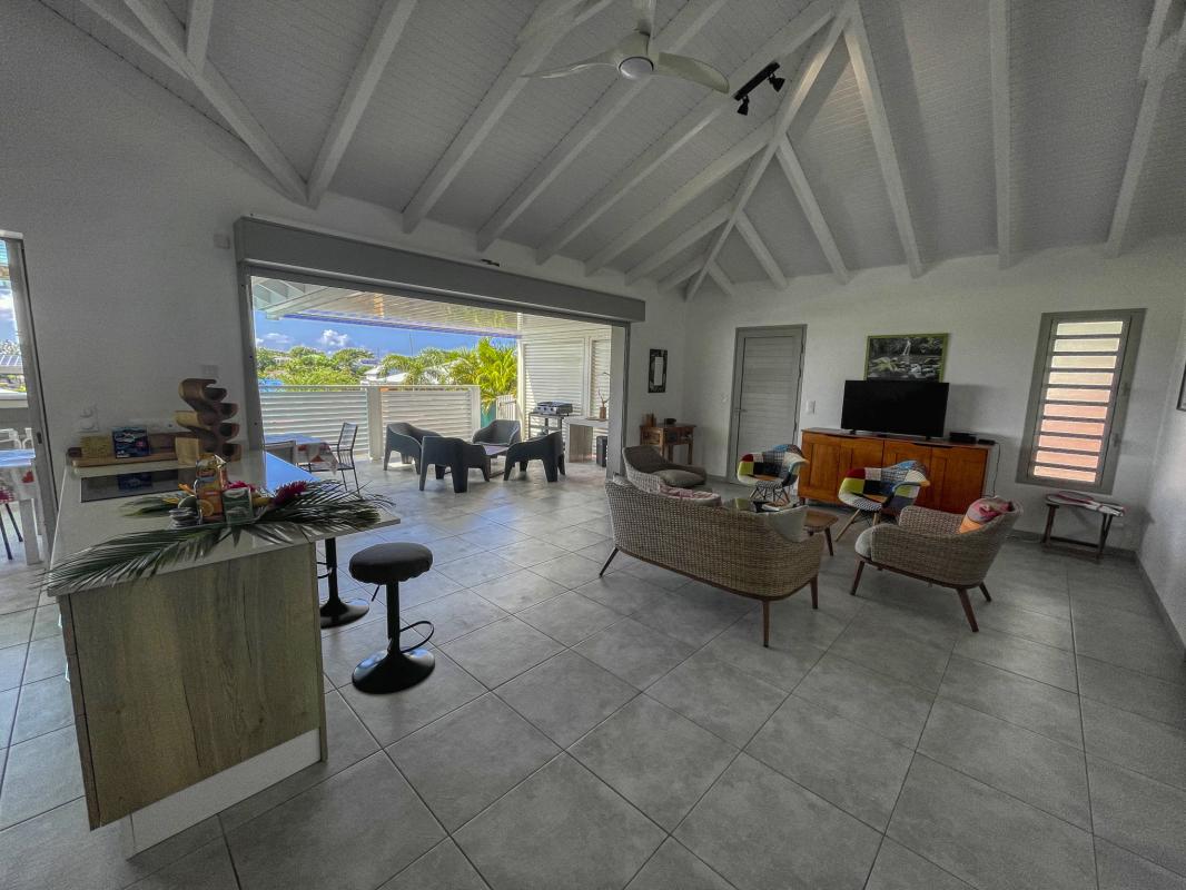 Location villa 3 chambres Saint François Guadeloupe-pièce principale