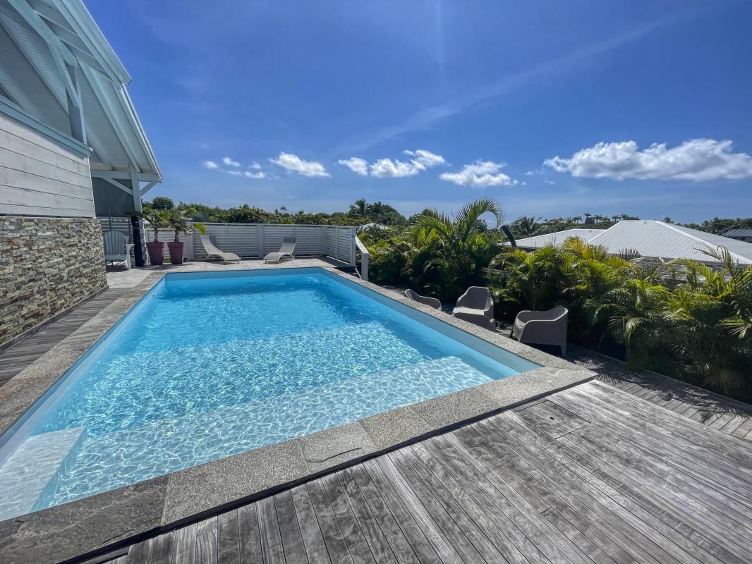 Location villa 3 chambres Saint François Guadeloupe-piscine