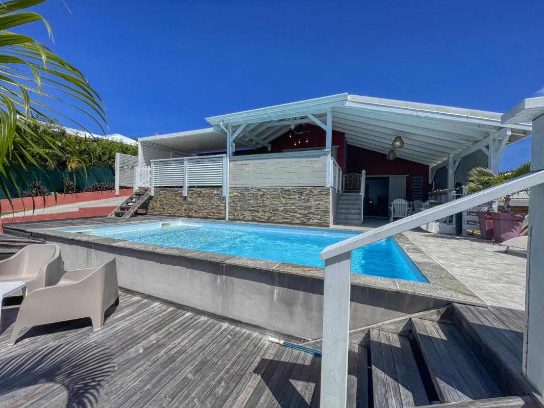 Location villa 3 chambres Saint François Guadeloupe-piscine