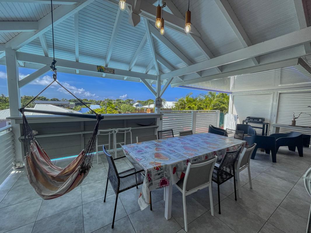 Location villa 3 chambres Saint François Guadeloupe-terrasse