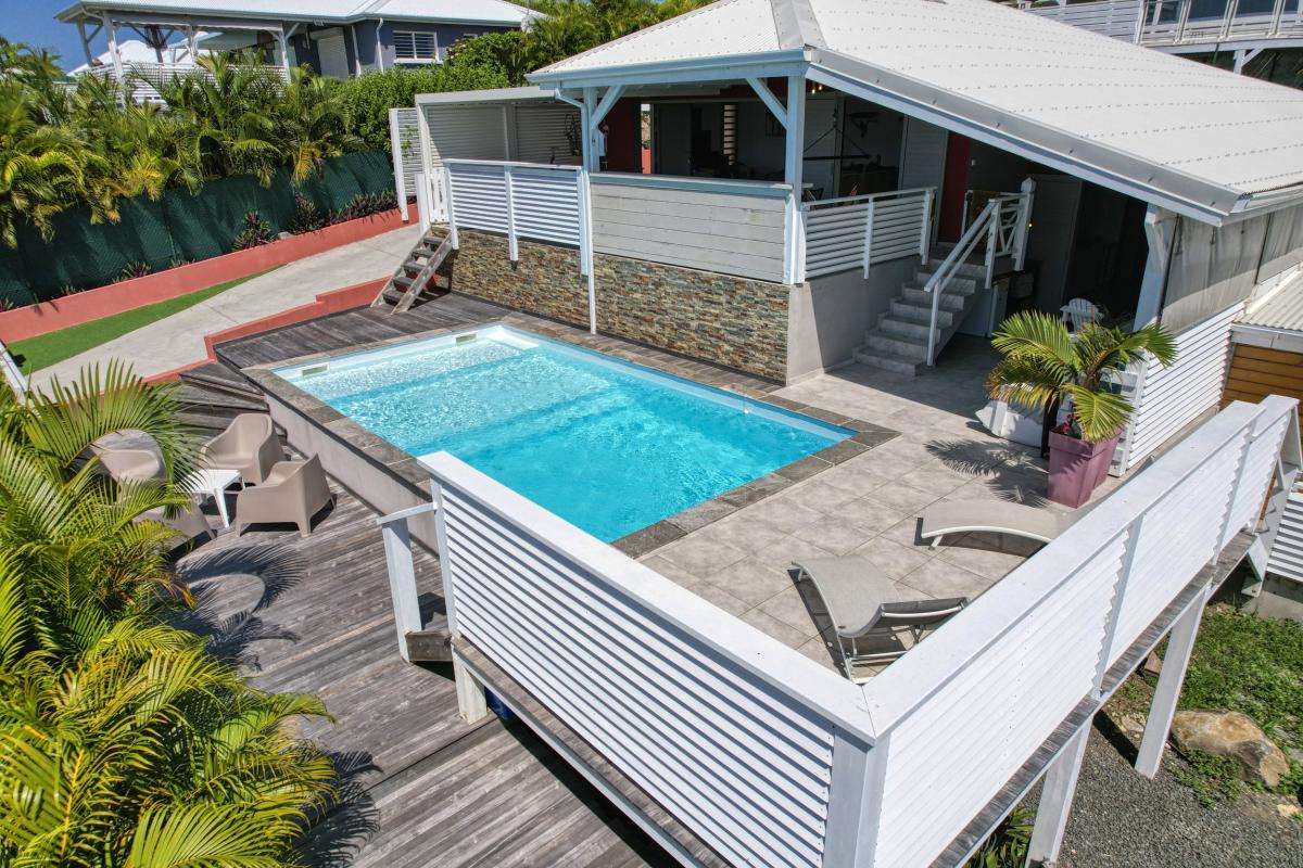 Location villa 3 chambres Saint François Guadeloupe_ensemble