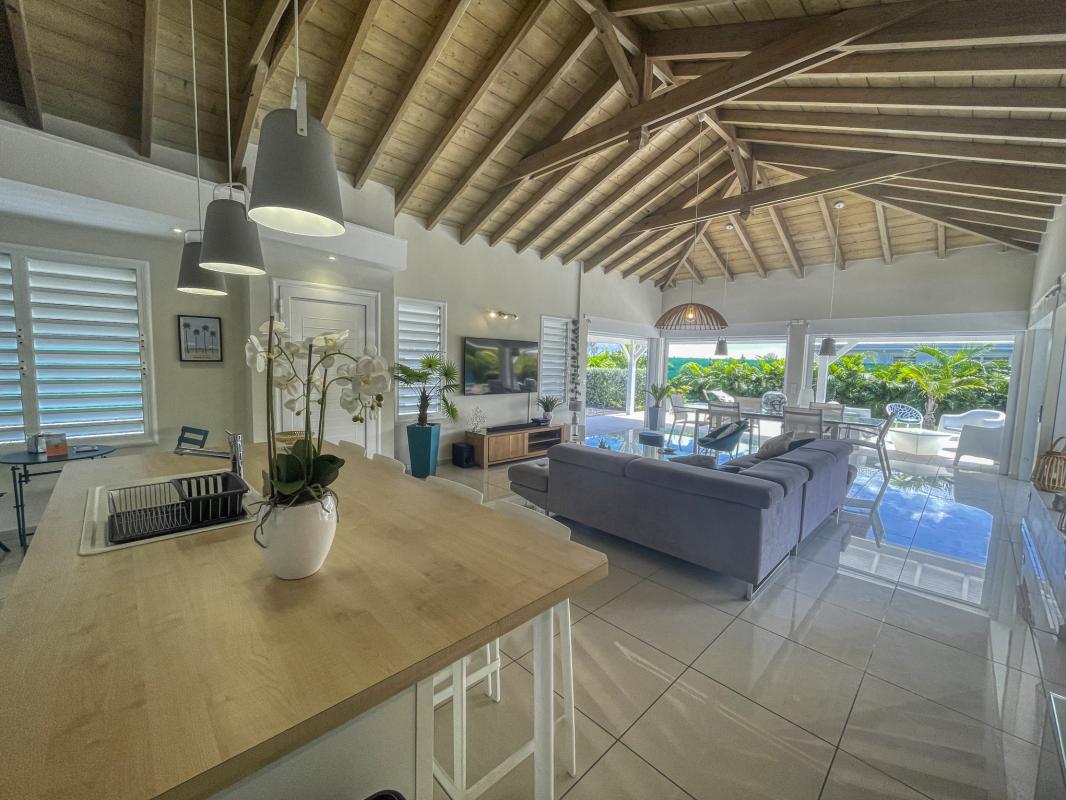 Location Villa St François Guadeloupe__espace de vie