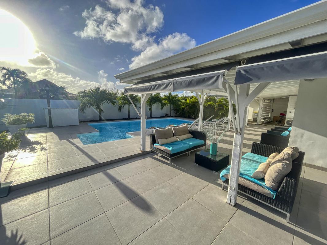 Location Villa  Saint François Guadeloupe__terrasse