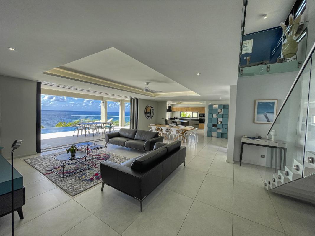 Saint François Guadeloupe location villa vue mer__escalier