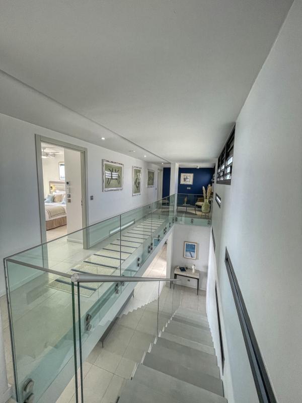 Saint François Guadeloupe location villa vue mer__escalier
