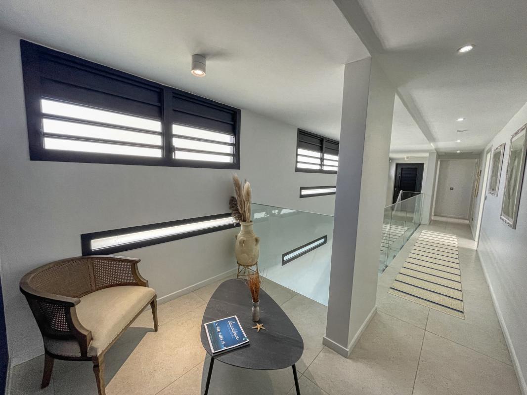 Saint François Guadeloupe location villa vue mer__etage