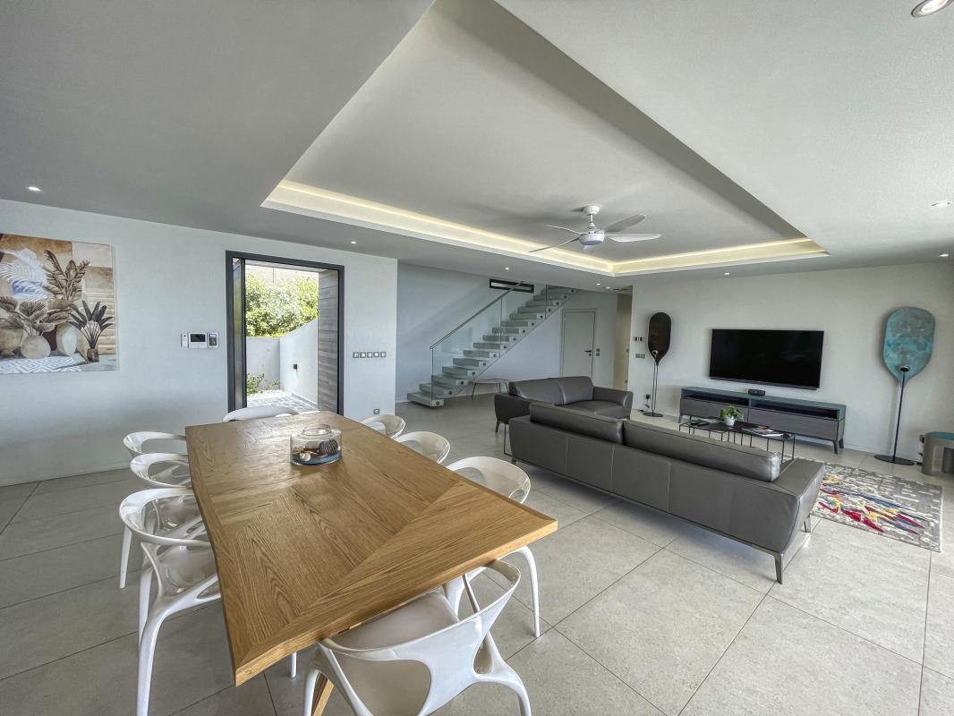 Saint François Guadeloupe location villa vue mer__salon