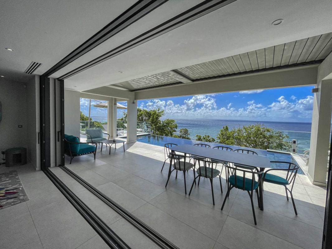 Saint François Guadeloupe location villa vue mer__sejour