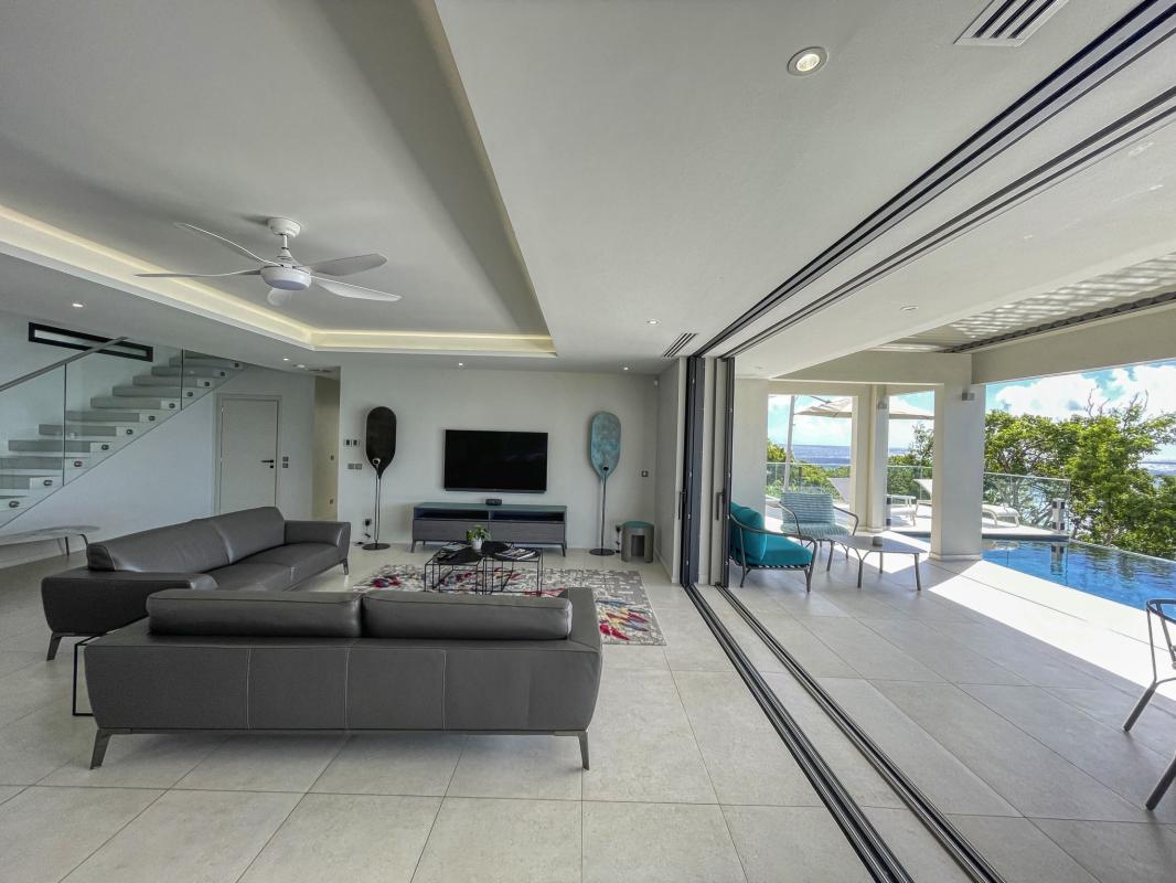 Saint François Guadeloupe location villa vue mer__sejour