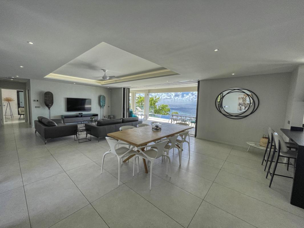 Saint François Guadeloupe location villa vue mer__sejour