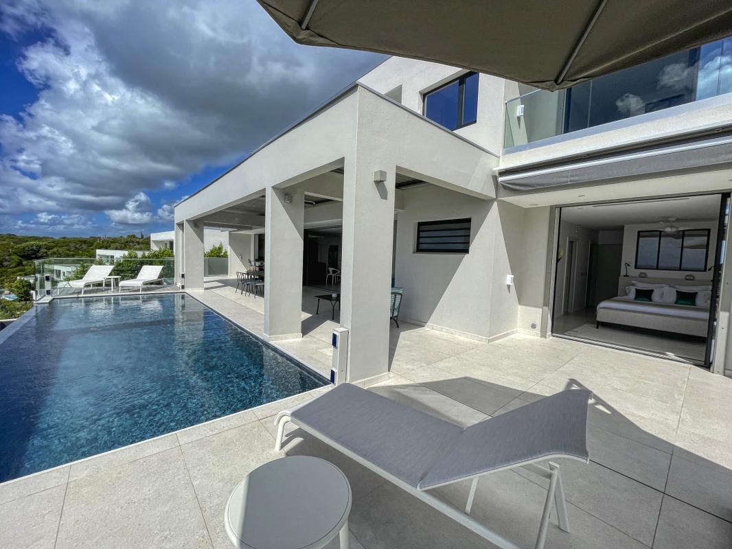 Saint François Guadeloupe location villa vue mer__transat