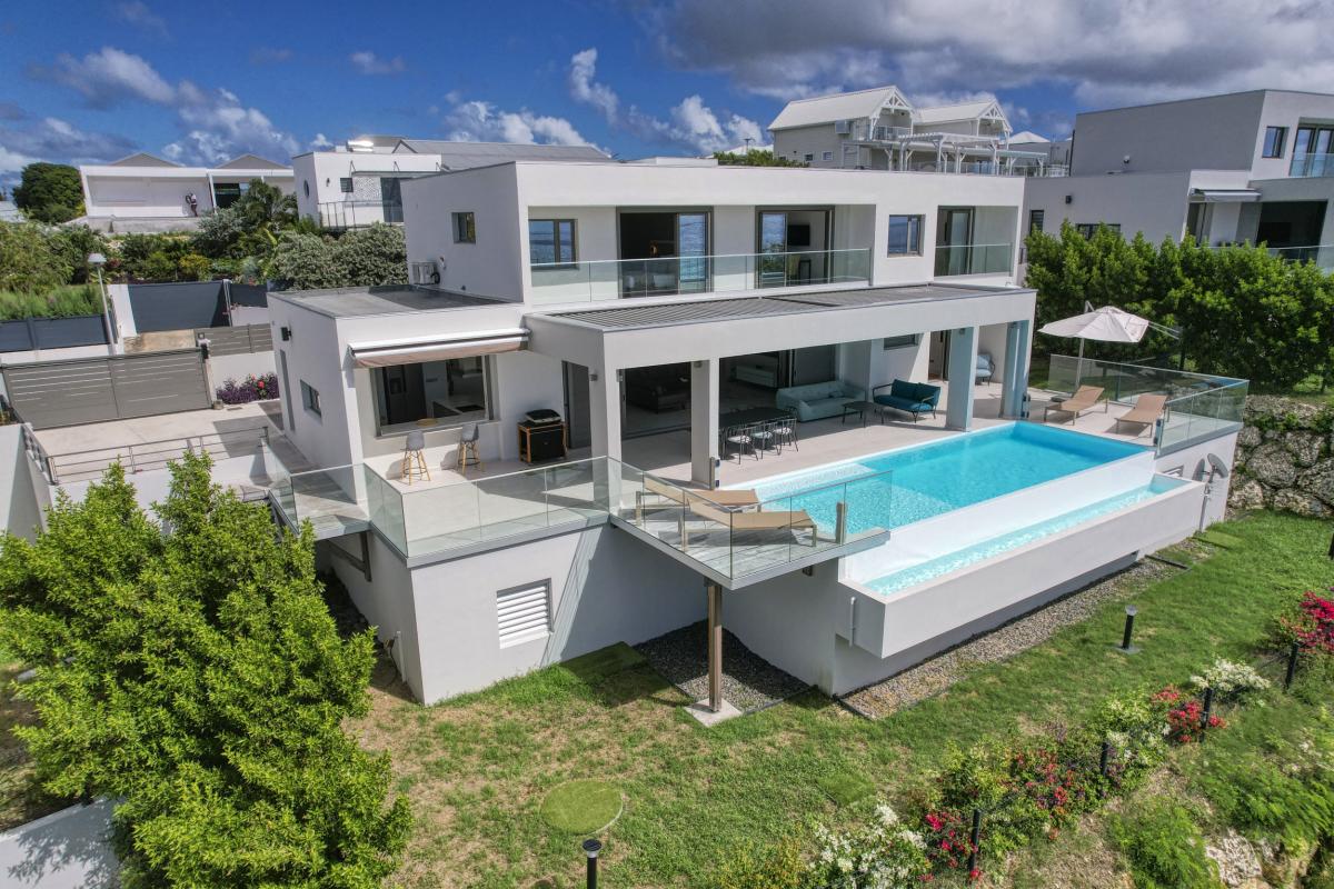 Guadeloupe Saint François location villa vue mer__drone