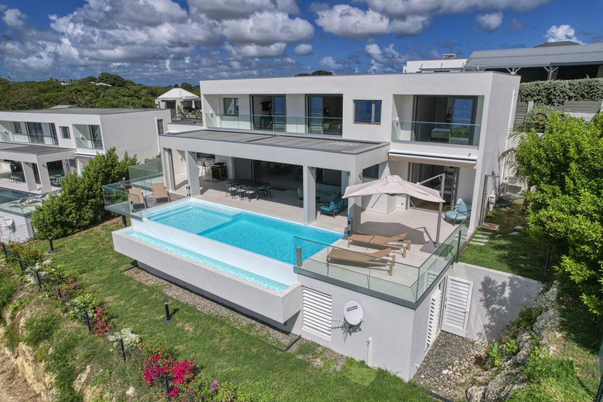 Guadeloupe Saint François location villa vue mer__drone