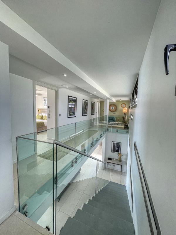 Guadeloupe Saint François location villa vue mer__escalier