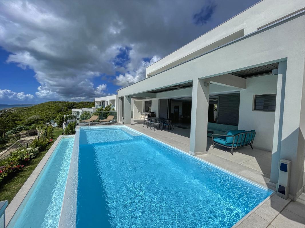 Guadeloupe Saint François location villa vue mer__piscine