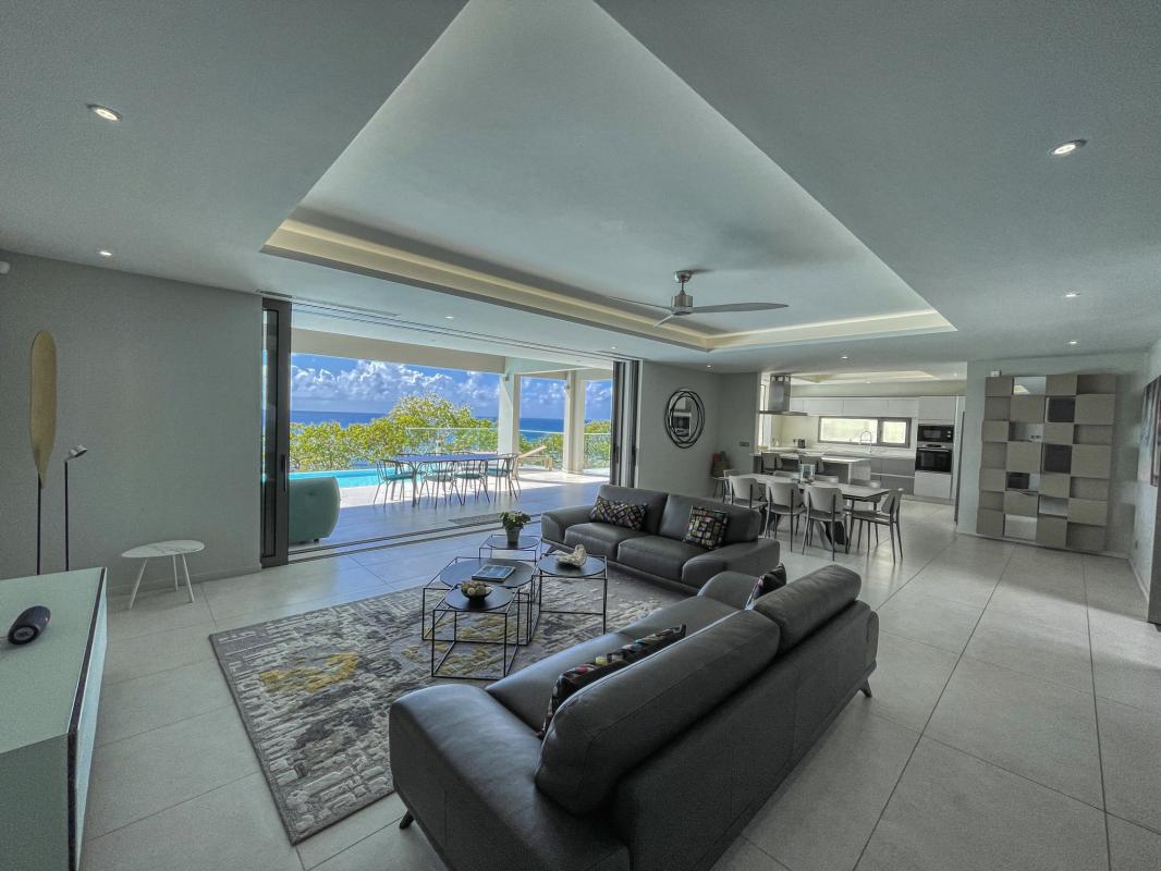 Guadeloupe Saint François location villa vue mer__sejour