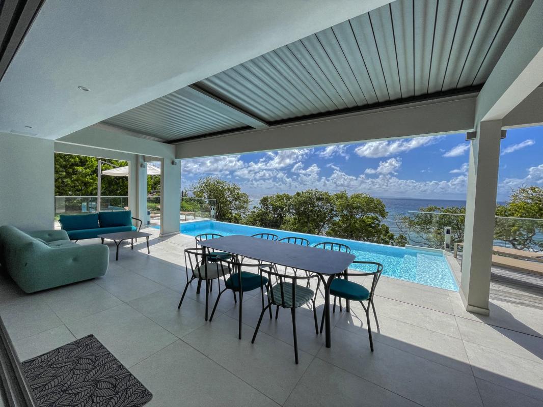 Guadeloupe Saint François location villa vue mer__terrasse