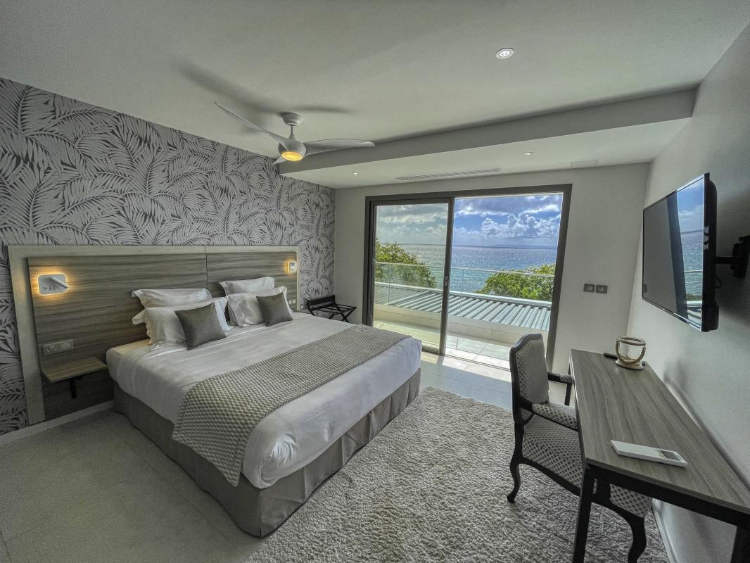Guadeloupe Saint François location villa vue mer__chambre d
