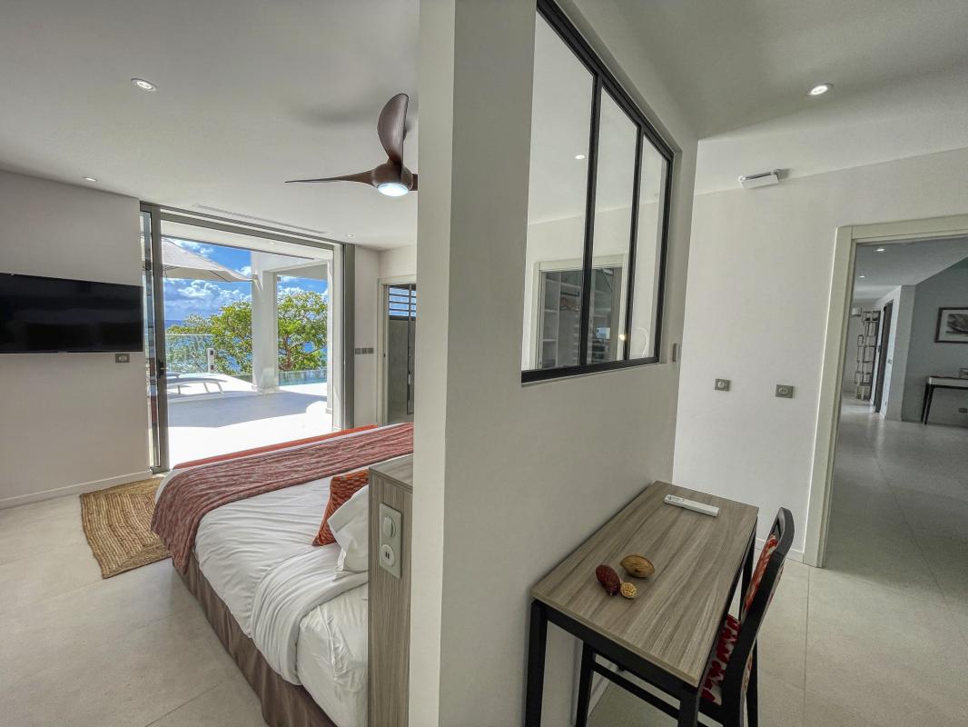 Guadeloupe Saint François location villa vue mer__chambre rdc
