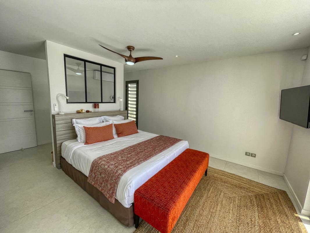 Guadeloupe Saint François location villa vue mer__chambre rdc