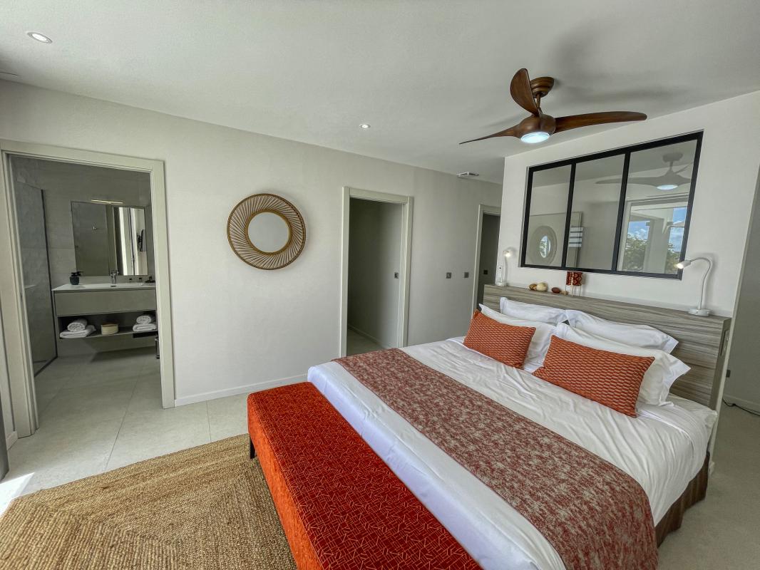 Guadeloupe Saint François location villa vue mer__chambre rdc