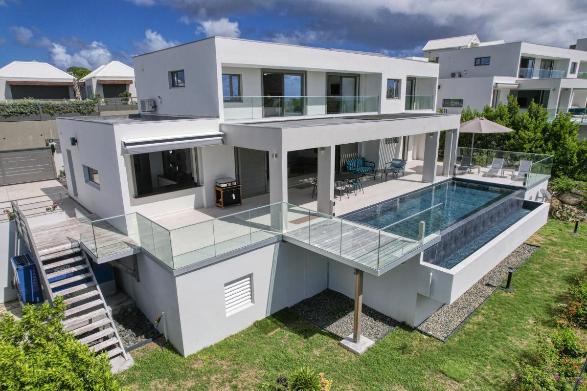 Guadeloupe Saint François location villa vue mer__drone