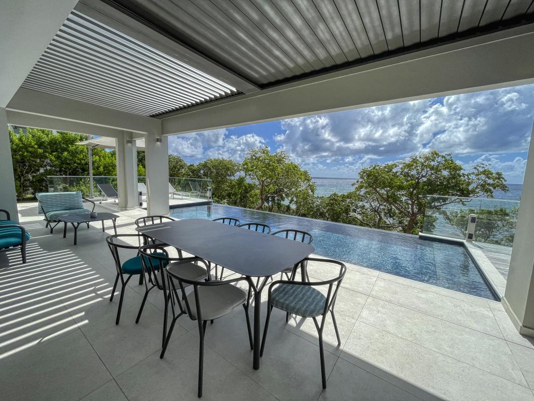 Guadeloupe Saint François location villa vue mer__terrasse