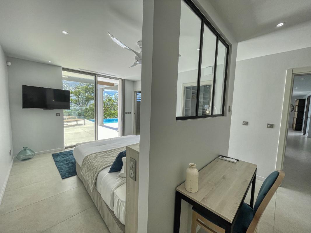 Guadeloupe Saint François location villa vue mer__chambre rdc