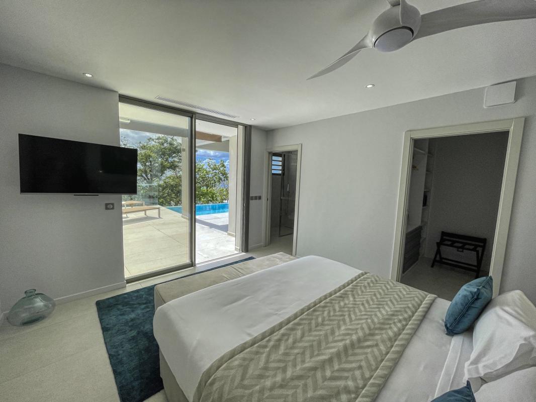 Guadeloupe Saint François location villa vue mer__chambre rdc