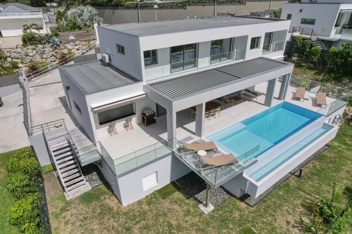 Guadeloupe Saint François location villa vue mer__drone