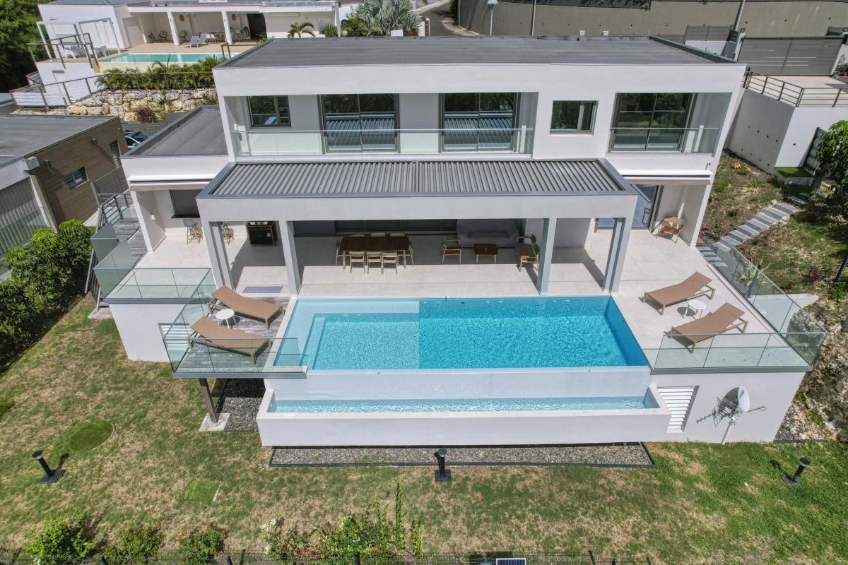 Guadeloupe Saint François location villa vue mer__drone