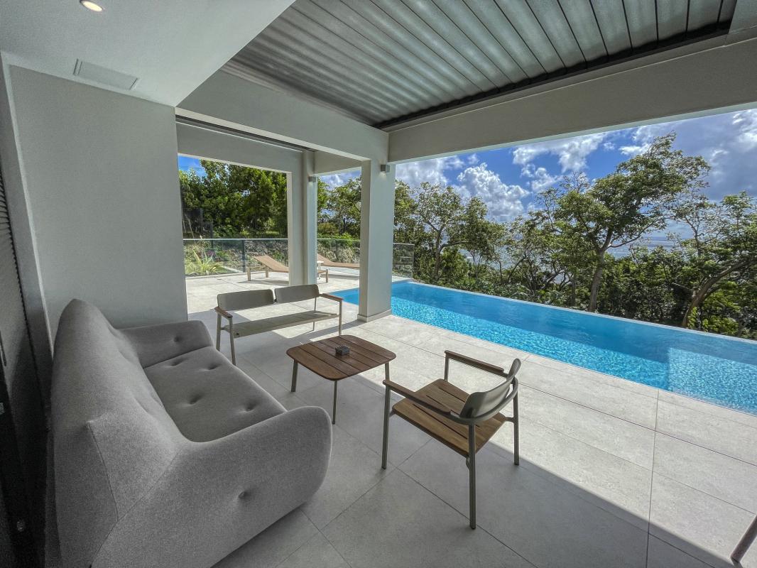Guadeloupe Saint François location villa vue mer__piscine