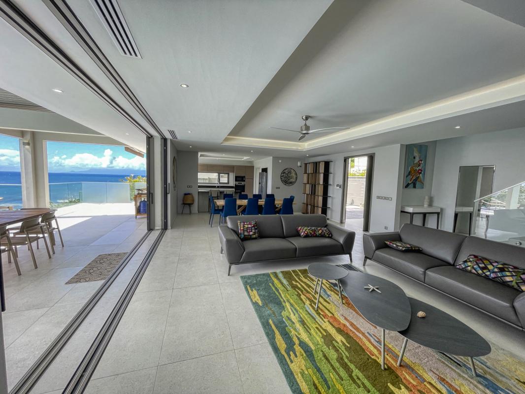 Guadeloupe Saint François location villa vue mer__sejour
