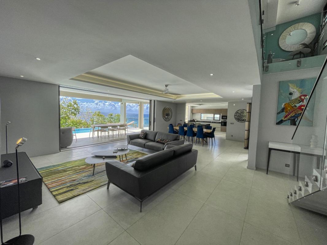 Guadeloupe Saint François location villa vue mer__sejour