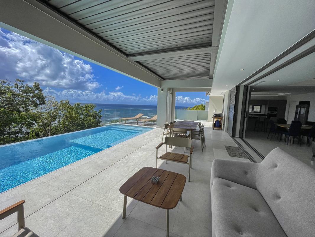 Guadeloupe Saint François location villa vue mer__terrasse