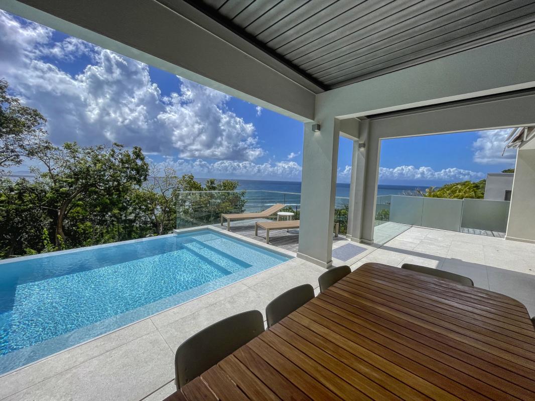 Guadeloupe Saint François location villa vue mer__terrasse