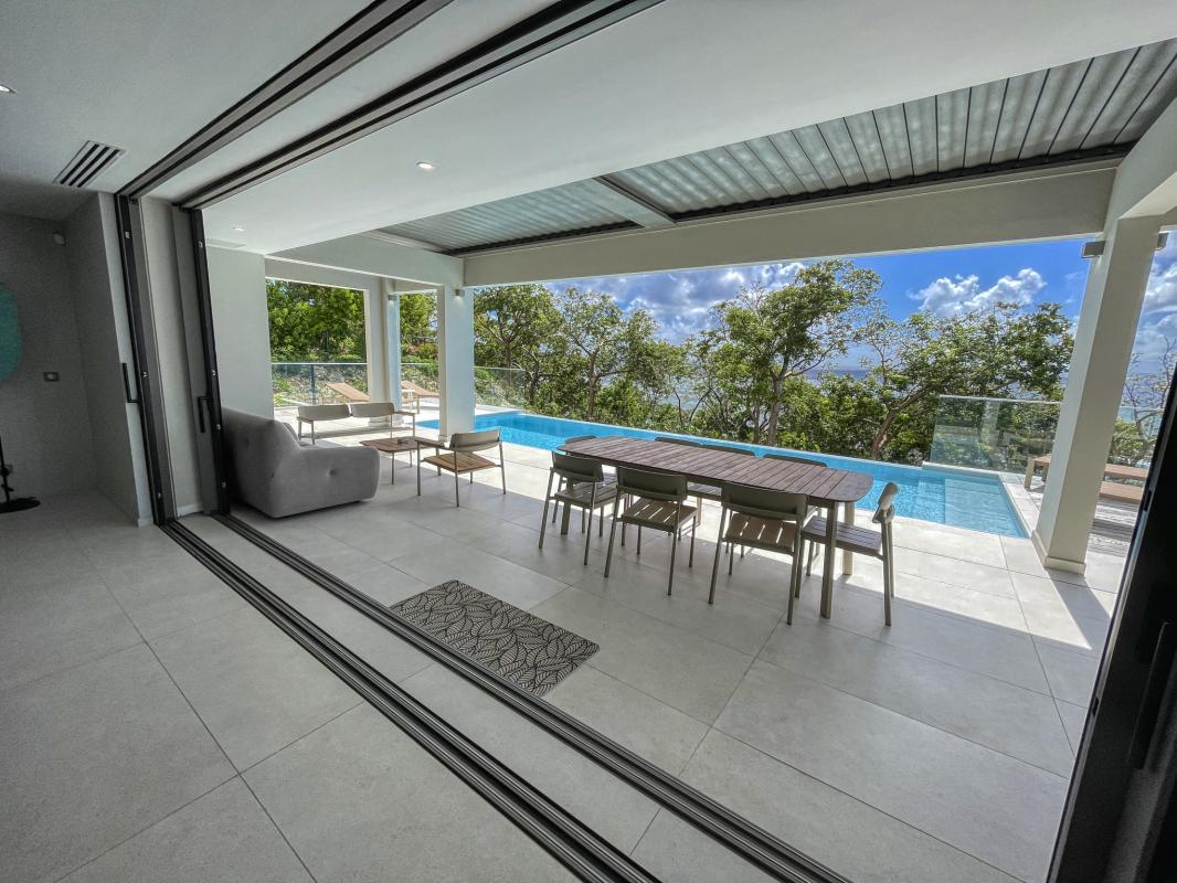 Guadeloupe Saint François location villa vue mer__terrasse