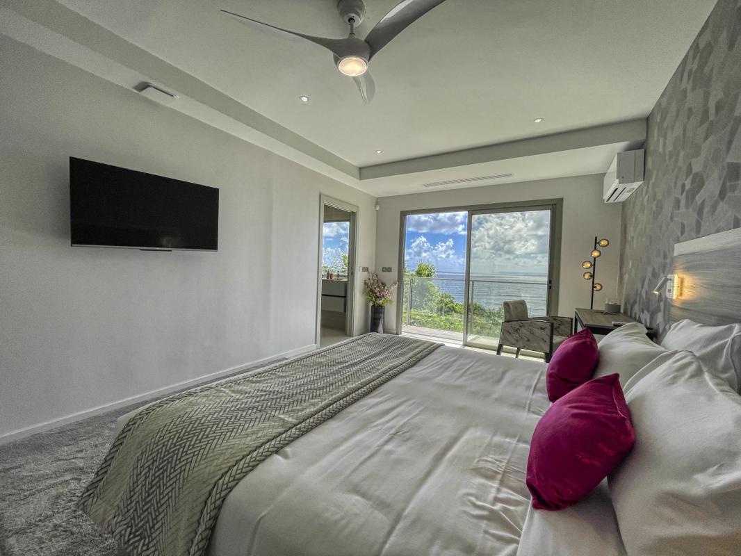 Guadeloupe Saint François location villa vue mer__chambre etage